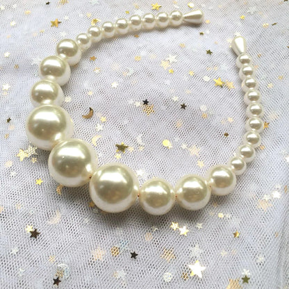 Ivory white Pearl Headband