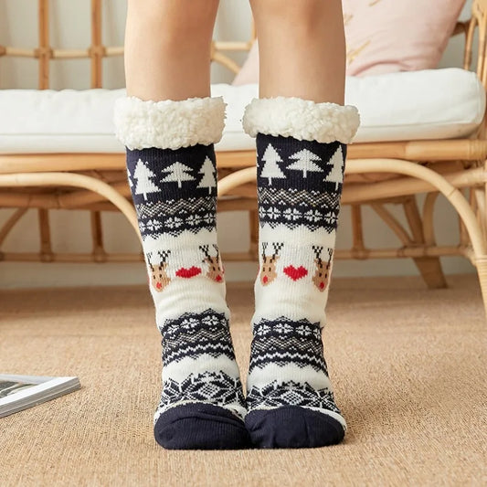 Women Winter Slipper Socks